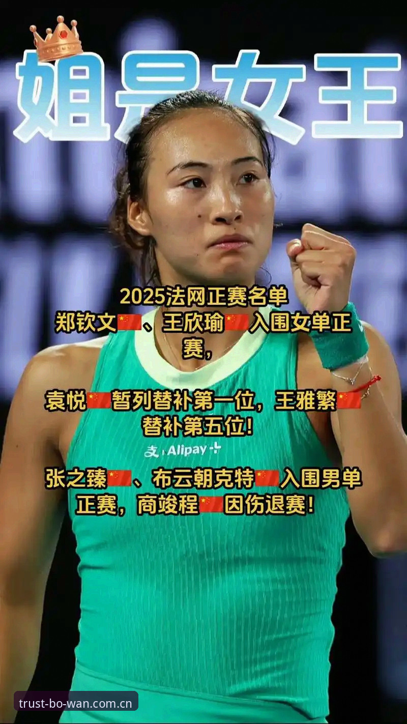 2026法网女单抽签详解：郑钦文保分压力与王欣瑜种子突围